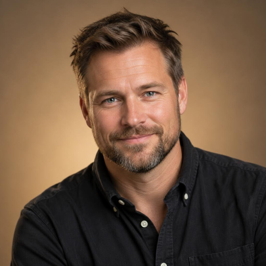 Portrait of a Norwegian male lighting instructor
